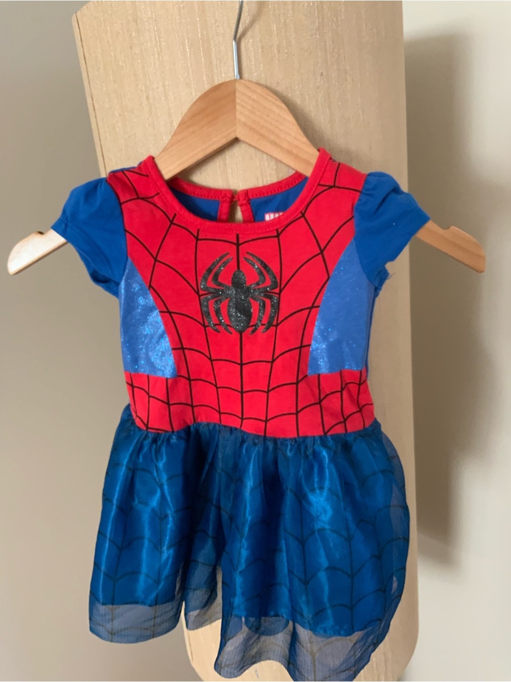 Marvel Spider-Girl Costume Dress - Red & Blue SZ 12-18 Months